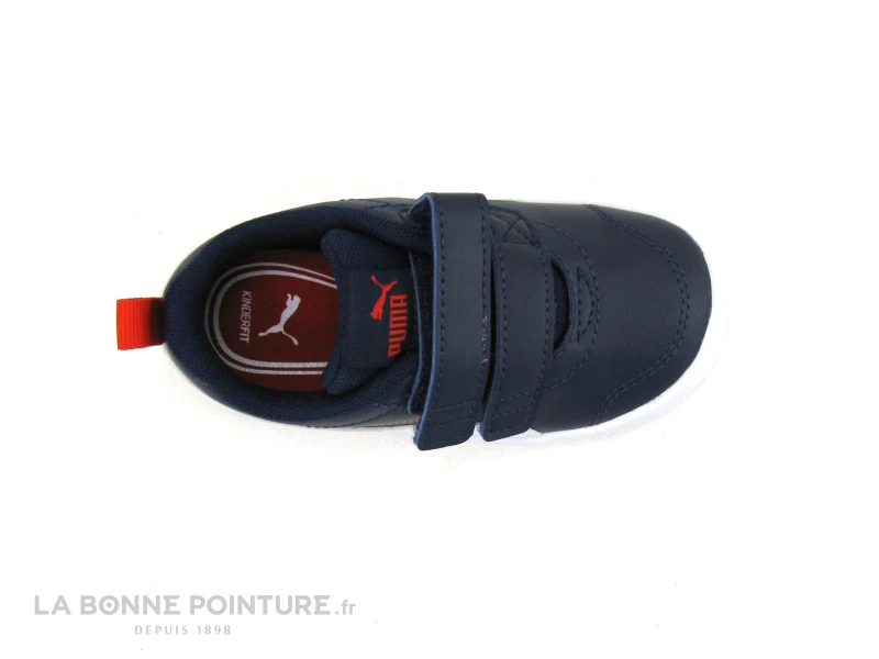 Puma COURTFLEX Bleu Marine - Basket Enfant Avec Scratches 6 Puma COURTFLEX Bleu Marine - Basket Enfant Avec Scratches – Image 6