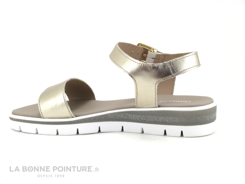 Shoelab LUPOCA Gold - Sandale Femme Rose Metal 2 Shoelab LUPOCA Gold - Sandale Femme Rose Metal – Image 2