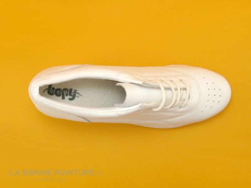 Bopy Lucie Permt Blanc Chaussure Compensee 6 Bopy Lucie Permt Blanc Chaussure Compensee – Image 6