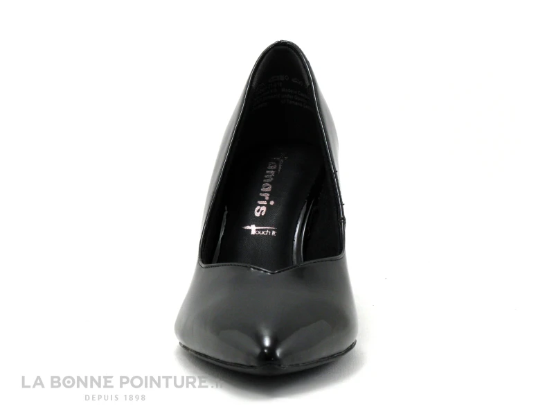 Tamaris 1-22421-27 Black Patent - Escarpin Noir Verni Talon Aiguille 2 Tamaris 1-22421-27 Black Patent - Escarpin Noir Verni Talon Aiguille – Image 2