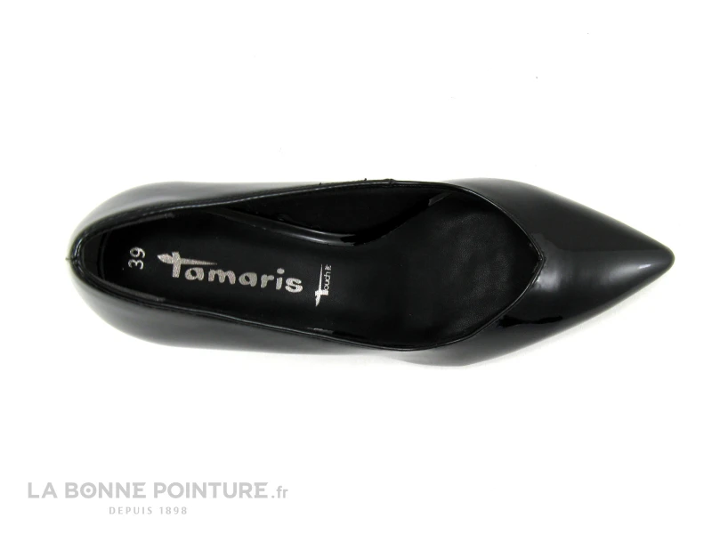 Tamaris 1-22421-27 Black Patent - Escarpin Noir Verni Talon Aiguille 6 Tamaris 1-22421-27 Black Patent - Escarpin Noir Verni Talon Aiguille – Image 6