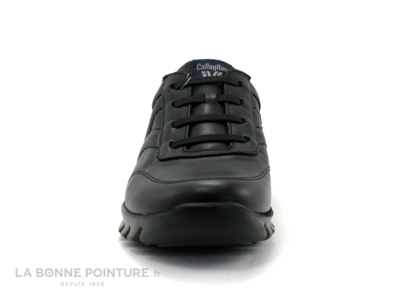 Callaghan 42803 - Noir - Basket Sans Lacet Homme Cuir Noir 2 Callaghan 42803 - Noir - Basket Sans Lacet Homme Cuir Noir – Image 2