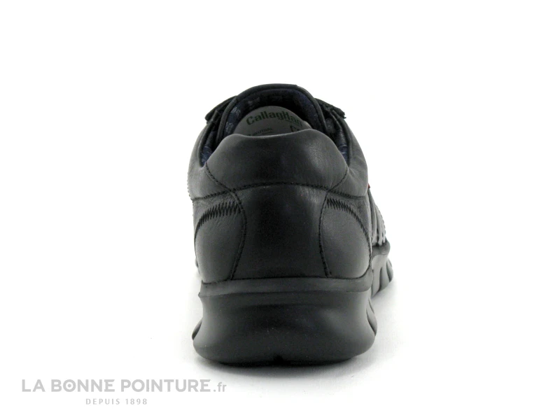 Callaghan 42803 - Noir - Basket Sans Lacet Homme Cuir Noir 4 Callaghan 42803 - Noir - Basket Sans Lacet Homme Cuir Noir – Image 4