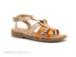MKids MEPOI - Rose Nude - Orange Cuivre - Sandale Fille -France Chaussure Soldes 2024 cd24607c73b9e66c561f35ea11d5d5ef img 1768.jpg 119516