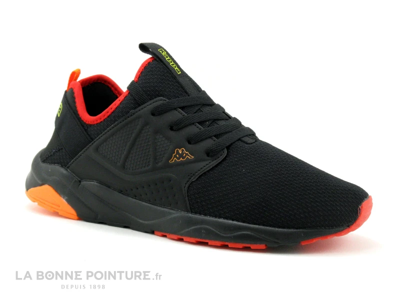 Kappa San Diego Lace 3117LSW Black Orange - Basket Sport Juniors 1 Kappa San Diego Lace 3117LSW Black Orange - Basket Sport Juniors