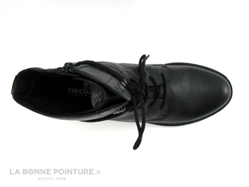 Geox D HOARA Black - D94FTE - Bottine Noire A Lacet Femme 6 Geox D HOARA Black - D94FTE - Bottine Noire A Lacet Femme – Image 6