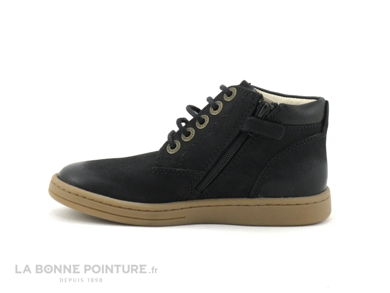 Kickers TACKLAND Noir 537938 - Chaussure Semi Montante GARCON 4 Kickers TACKLAND Noir 537938 - Chaussure Semi Montante GARCON – Image 4