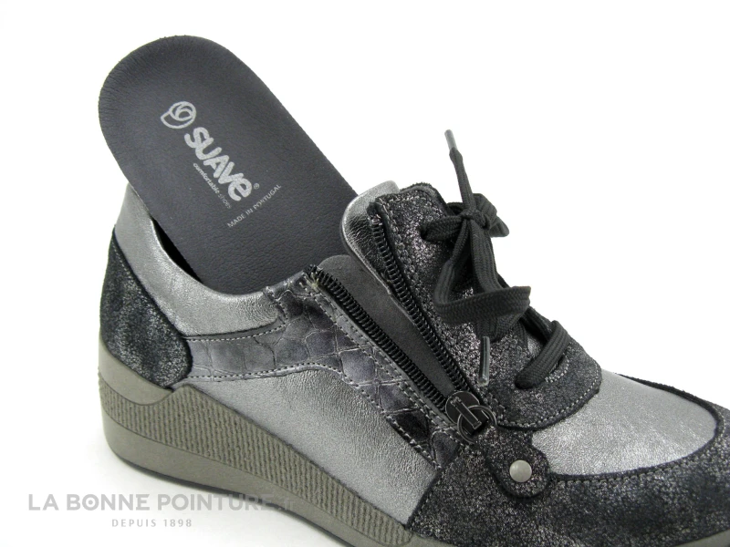 Suave VERONA 11001T Jade Acero Navy - Basket Argent Femme 5 Suave VERONA 11001T Jade Acero Navy - Basket Argent Femme – Image 5