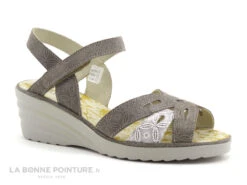 3 Points De Suspension - KIFOI - 18080-7 - Gris - Nu-pieds Compense