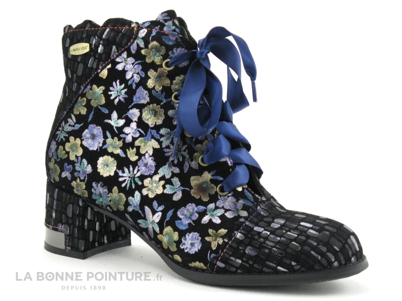 Laura Vita GYCROO 11 Acier - Boots Femme Petit Talon 5 Laura Vita GYCROO 11 Acier - Boots Femme Petit Talon – Image 5