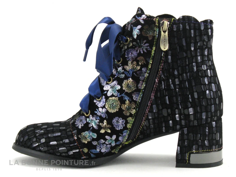 Laura Vita GYCROO 11 Acier - Boots Femme Petit Talon 3 Laura Vita GYCROO 11 Acier - Boots Femme Petit Talon – Image 3