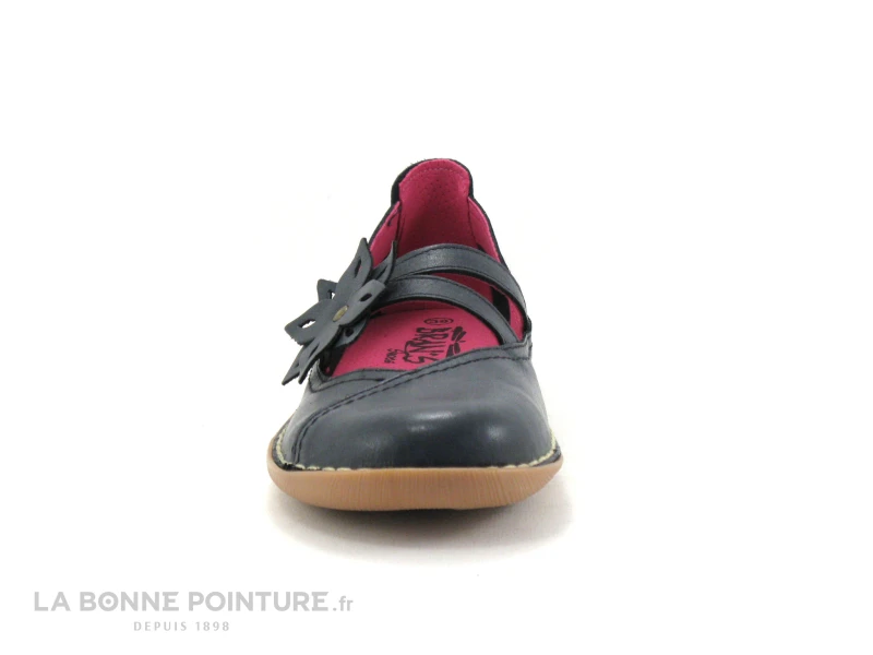 Brans 4002 Noir - Ballerine Femme - Fleur Cuir 2 Brans 4002 Noir - Ballerine Femme - Fleur Cuir – Image 2