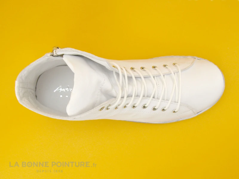 Andrea Conti 0341500 Blanc - Chaussure Montante Femme 6 Andrea Conti 0341500 Blanc - Chaussure Montante Femme – Image 6