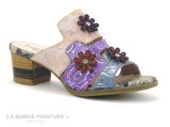 Laura Vita DICEGOO 64 Bleu - Mule Talon Carre