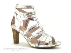 Laura Vita ALCBANEO 95 Argent - Sandale Talon Haut
