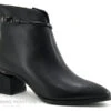 Metamorf Ose MACUP Noir - Boots Pointues - Laniere Vernie