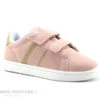 Kappa LOGO ALPHA - Pink Metallic 311CFW - Basket Fille Rose - Velcros