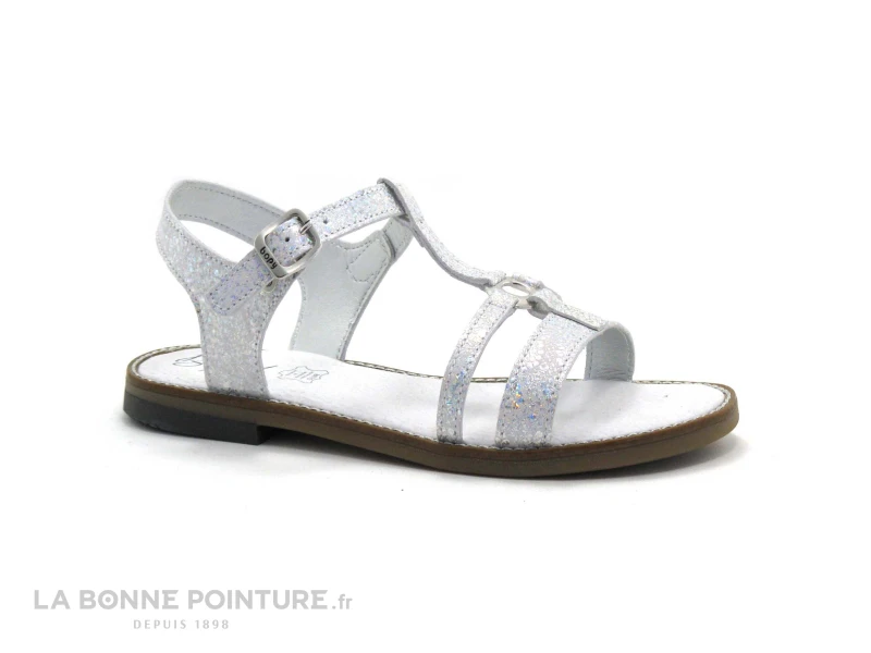 Bopy ELISE - Argent - Nu-pieds Fille 5 Bopy ELISE - Argent - Nu-pieds Fille – Image 5