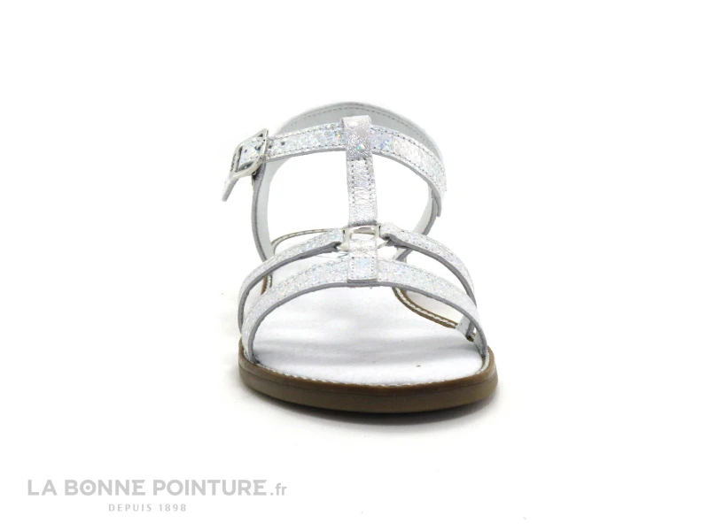 Bopy ELISE - Argent - Nu-pieds Fille 2 Bopy ELISE - Argent - Nu-pieds Fille – Image 2