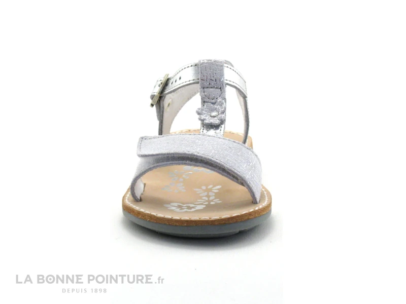 Minibel PAPEETE 1M132334G-190 Argent - Nu-pieds Fille 2 Minibel PAPEETE 1M132334G-190 Argent - Nu-pieds Fille – Image 2