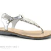 Minibel PASSY 1M132735F 245 Metal Argent - Sandale Fille