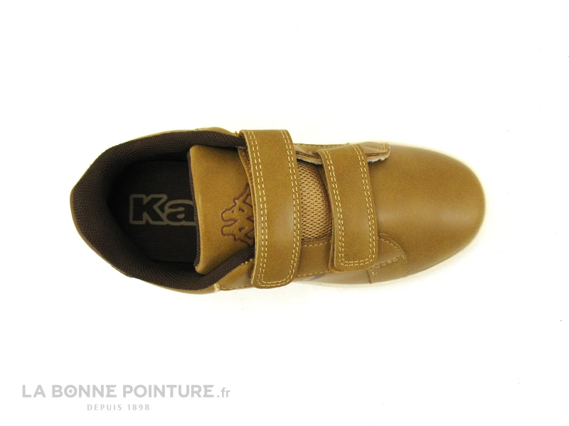 Kappa LOGO ALPHA 2V Yellow Tan - Dk Brown - Basket Velcro GARCON 5 Kappa LOGO ALPHA 2V Yellow Tan - Dk Brown - Basket Velcro GARCON – Image 5