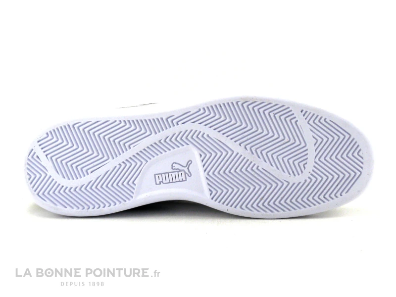 Puma SMASH V2 SD Junior Black - Basket Basse Cuir Velours Noir 7 Puma SMASH V2 SD Junior Black - Basket Basse Cuir Velours Noir – Image 7