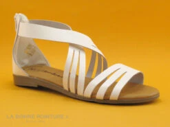 Jordana 2799 Blanc - Brides Croisees - Sandale Femme