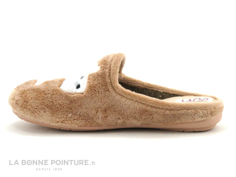 Ouf TACHIEN Saumon - Chien Blanc - Pantoufle Mule Femme 3 Ouf TACHIEN Saumon - Chien Blanc - Pantoufle Mule Femme – Image 3