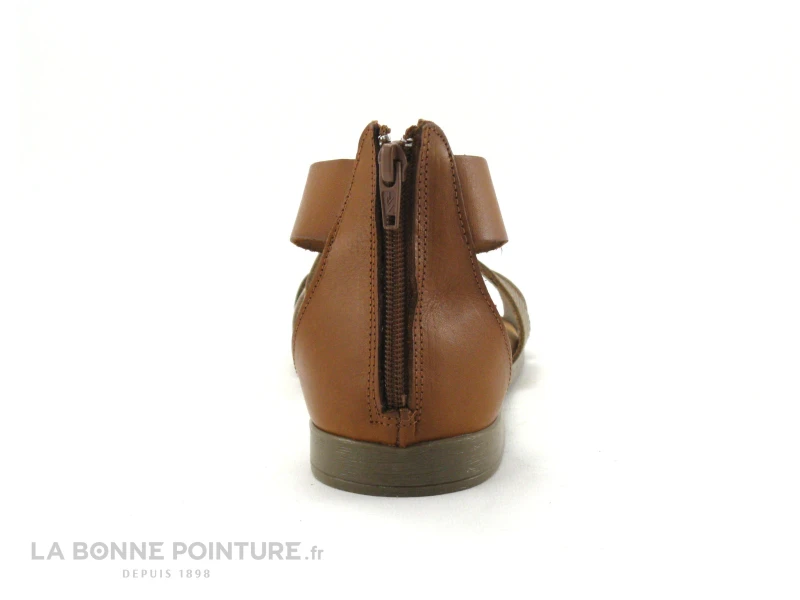 Jordana 3444 Marron Bronze Metal - Sandale Avec Zip 4 Jordana 3444 Marron Bronze Metal - Sandale Avec Zip – Image 4