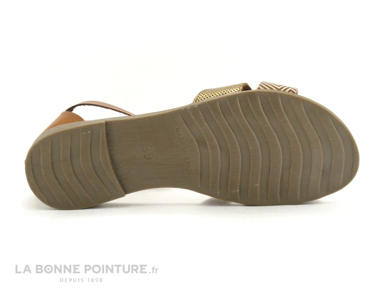 Jordana 3444 Marron Bronze Metal - Sandale Avec Zip 7 Jordana 3444 Marron Bronze Metal - Sandale Avec Zip – Image 7