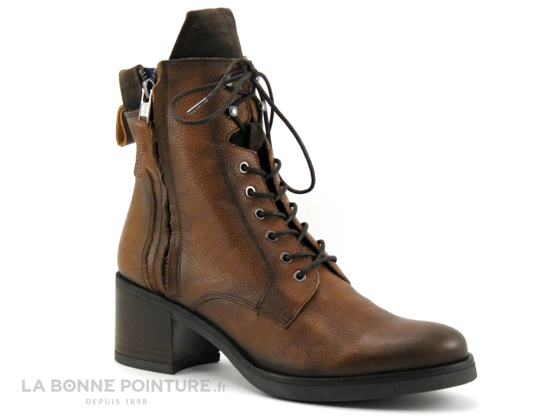 Dorking ROX D8325 INCA - Cuero Ebano - Boots Talon Large Marron 5 Dorking ROX D8325 INCA - Cuero Ebano - Boots Talon Large Marron – Image 5