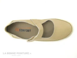 CM Confort 223 48252100 Beige - Ballerine Compensee - Bride Velcro -France Chaussure Soldes 2024 cd24607c73b9e66c561f35ea11d5d5ef img 2441.jpg 149843