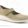 CM Confort 223 48252100 Beige - Ballerine Compensee - Bride Velcro