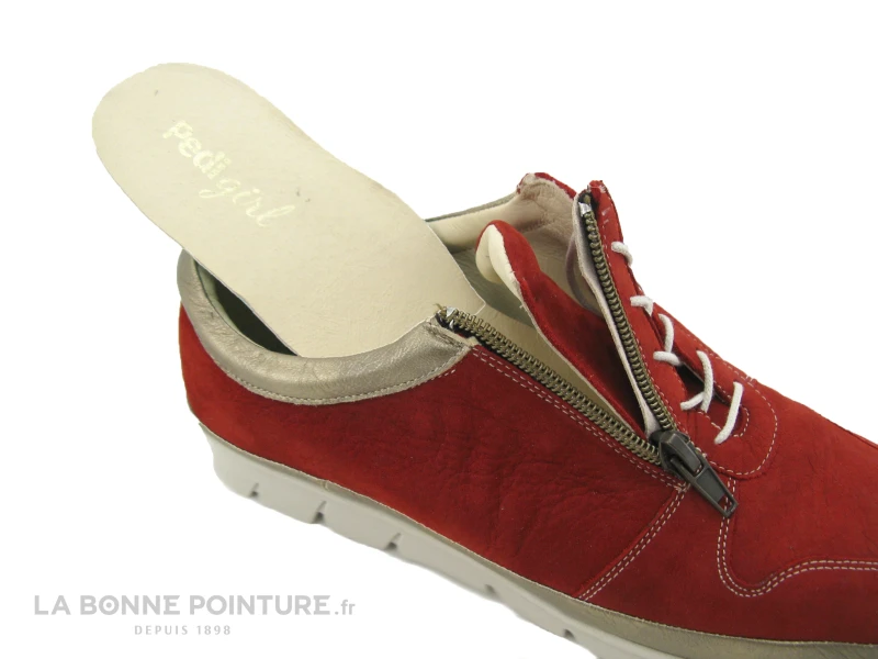Pedi Girl COTY Fumo Rosso - Basket Confort Femme Rouge 5 Pedi Girl COTY Fumo Rosso - Basket Confort Femme Rouge – Image 5