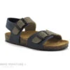 Biomodex 1805 Bleu Marron - Nu-pieds Reglable GARCON
