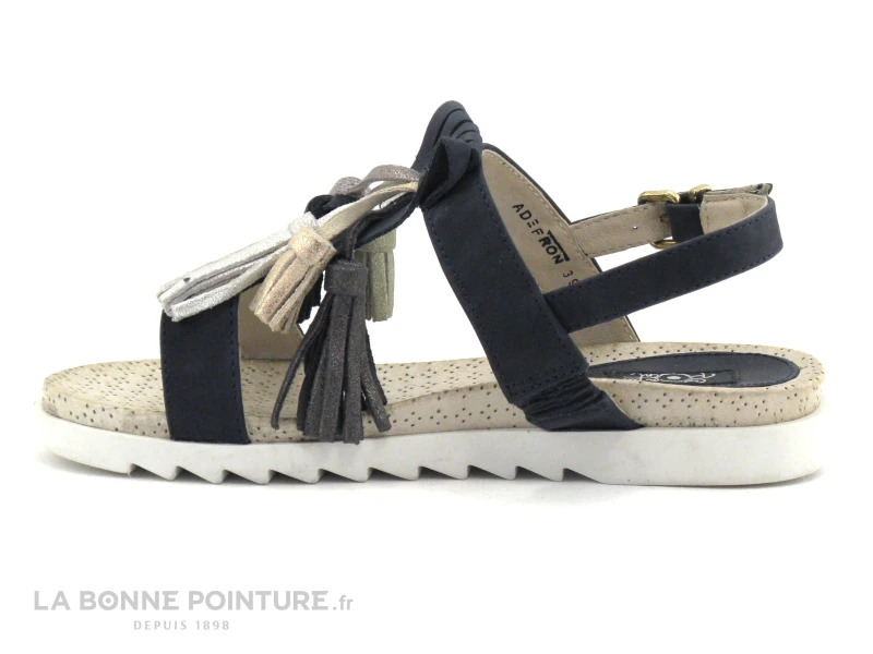 Com Un Point ADEPON Marine - Pompons - Nu-pieds 3 Com Un Point ADEPON Marine - Pompons - Nu-pieds – Image 3