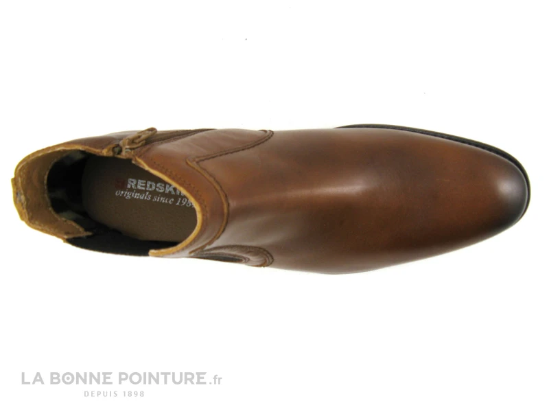Redskins PAPYRUS Cognac - Boots Chelsea Homme Avec Zip 6 Redskins PAPYRUS Cognac - Boots Chelsea Homme Avec Zip – Image 6
