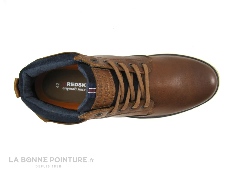 Redskins ZLATAN Cognac Marine - Chaussure Montante Homme 6 Redskins ZLATAN Cognac Marine - Chaussure Montante Homme – Image 6