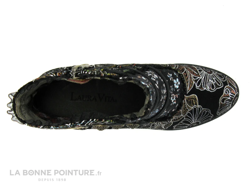 Laura Vita ALCBANEO 130F Cerise - Boots Femme Noire - Rouge Talon Haut 6 Laura Vita ALCBANEO 130F Cerise - Boots Femme Noire - Rouge Talon Haut – Image 6