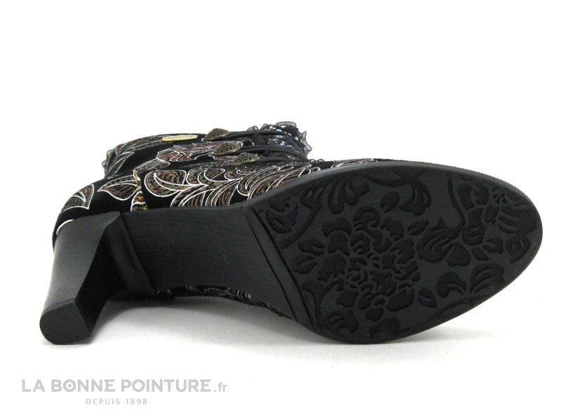 Laura Vita ALCBANEO 130F Cerise - Boots Femme Noire - Rouge Talon Haut 7 Laura Vita ALCBANEO 130F Cerise - Boots Femme Noire - Rouge Talon Haut – Image 7