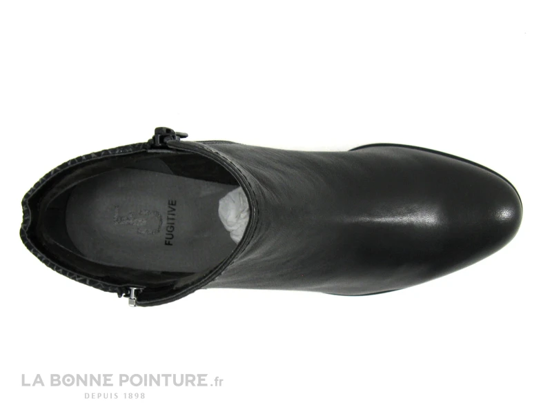 Fugitive RACINE Noir - LPILC45 LN146 - Boots Noires Talon Epais 6 Fugitive RACINE Noir - LPILC45 LN146 - Boots Noires Talon Epais – Image 6