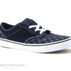 Vans Atwood Deboss Chkrbrd - VN0A45JS0PP1 - Basket Cuir Bleu