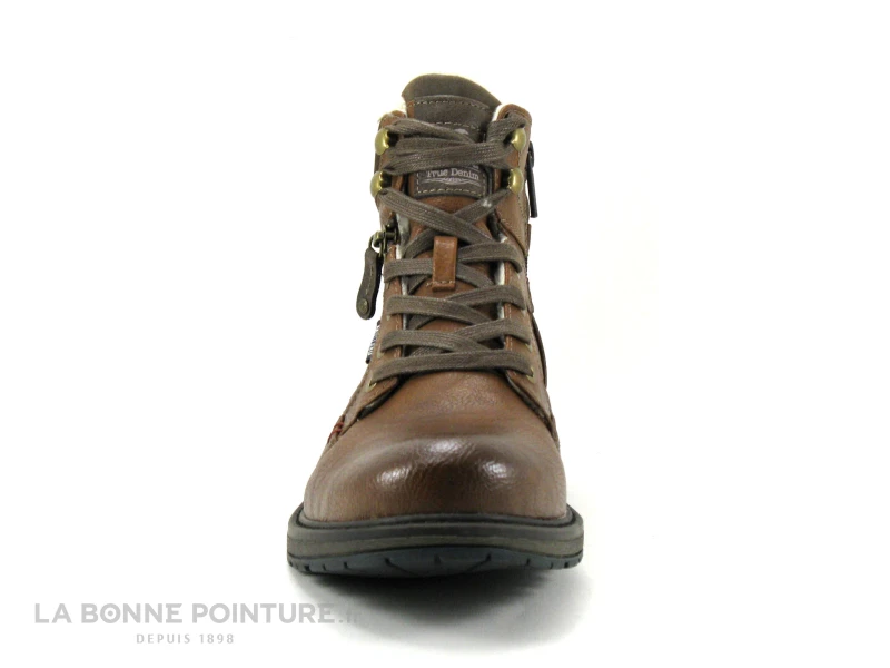 Mustang 4157-603-307 Cognac - Bottillon Homme Interieur Fourrure 2 Mustang 4157-603-307 Cognac - Bottillon Homme Interieur Fourrure – Image 2