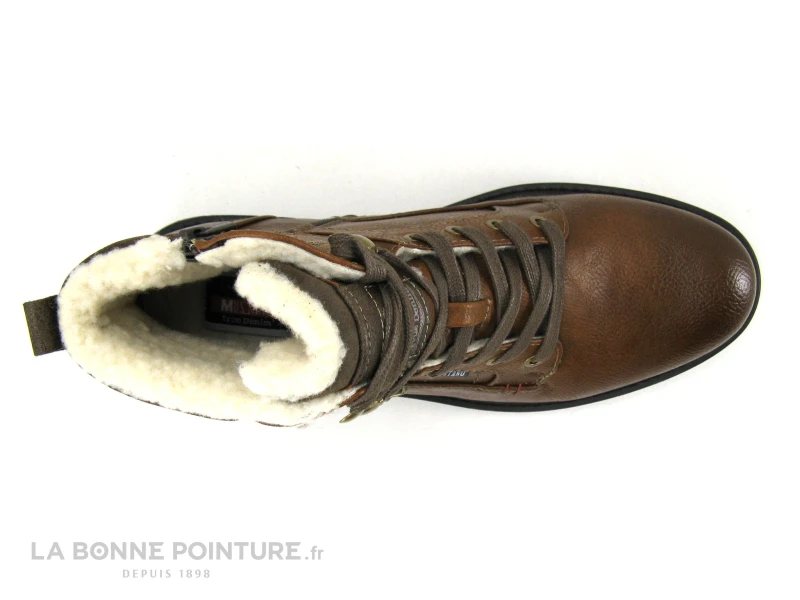 Mustang 4157-603-307 Cognac - Bottillon Homme Interieur Fourrure 6 Mustang 4157-603-307 Cognac - Bottillon Homme Interieur Fourrure – Image 6