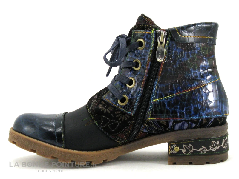 Laura Vita COCRAILO 23A Marine - Chaussure Montante Femme 3 Laura Vita COCRAILO 23A Marine - Chaussure Montante Femme – Image 3