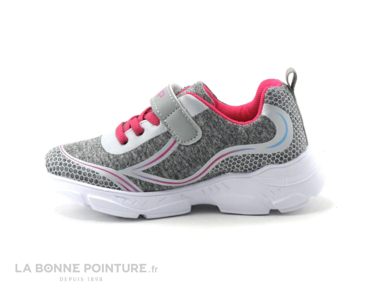 Galop L11801-831 - Gris Rose - Chaussure De Sport BEBE Fille 2 Galop L11801-831 - Gris Rose - Chaussure De Sport BEBE Fille – Image 2