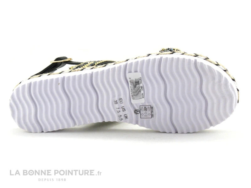 The Divine Factory TDF3214 Noir - Perles Et Chainettes - Sandale 4 The Divine Factory TDF3214 Noir - Perles Et Chainettes - Sandale – Image 4