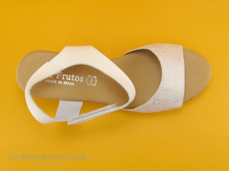 Eva Frutos 9538 Blanc - Metallise - Sandale Compensee 6 Eva Frutos 9538 Blanc - Metallise - Sandale Compensee – Image 6