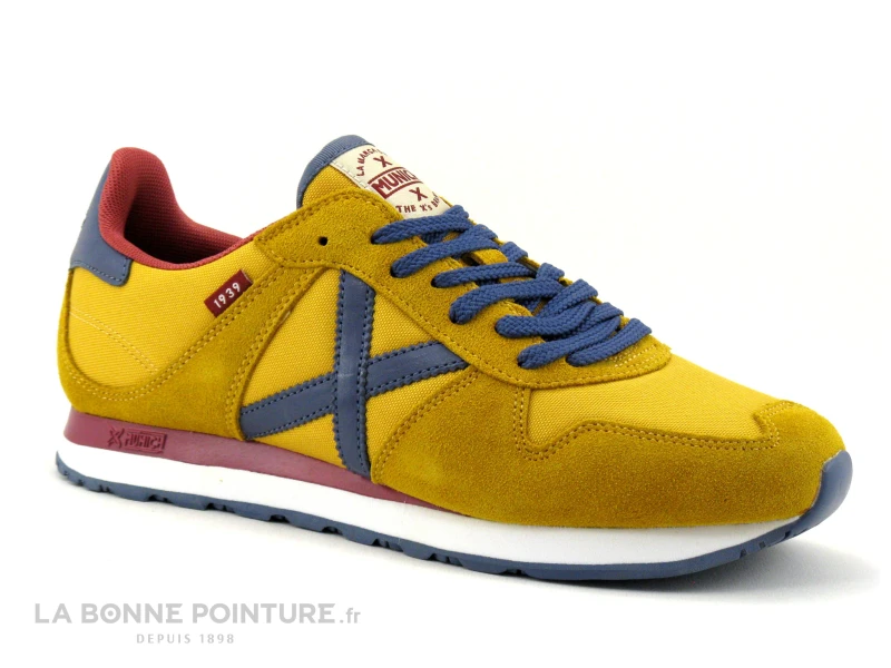 Munich MASSANA 435 Jaune Bleu Bordeaux - Basket Ville Homme 1 Munich MASSANA 435 Jaune Bleu Bordeaux - Basket Ville Homme
